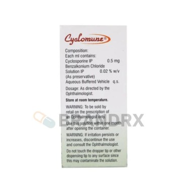 Cyclomune Eye Drops 0.05% Sun Pharmaceuticals Industries